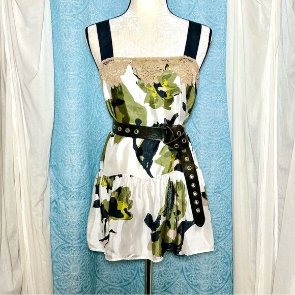 Twin-Set Tops - Twin Set By Simona Barbieri Sleeveless Drop Waist Tunic or Mini Dress Sz M